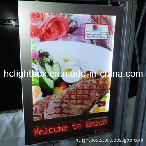 Aluminum Magnetic Frame Light Box with LED Screen